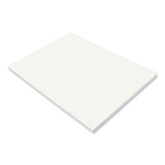 SunWorks Construction Paper, 58 lb Text Weight, 18 x 24, White, 50/Pack (9217)