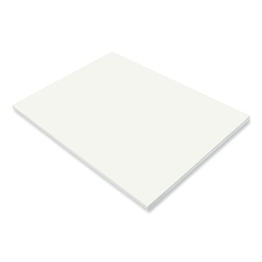 SunWorks Construction Paper, 58 lb Text Weight, 18 x 24, White, 50/Pack (9217)