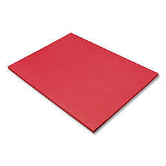 SunWorks Construction Paper, 58 lb Text Weight, 18 x 24, Holiday Red, 50/Pack (9917)