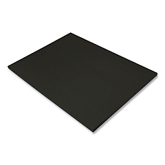 SunWorks Construction Paper, 58 lb Text Weight, 18 x 24, Black, 50/Pack (6317)
