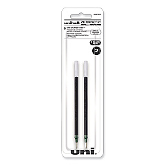 uni-ball Refill for Gel 207 IMPACT RT Roller Ball Pens, Bold Conical Tip, Black Ink, 2/Pack (65873PP)