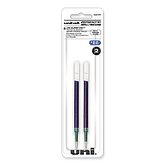 uni-ball Refill for Gel 207 IMPACT RT Roller Ball Pens, Bold Conical Tip, Blue Ink, 2/Pack (65874PP)