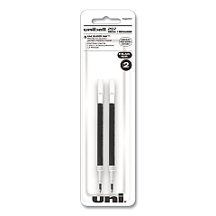 uni-ball Refill for Signo Gel 207 Pens, Medium 0.7 mm Conical Tip, Black Ink, 2/Pack (70207PP)