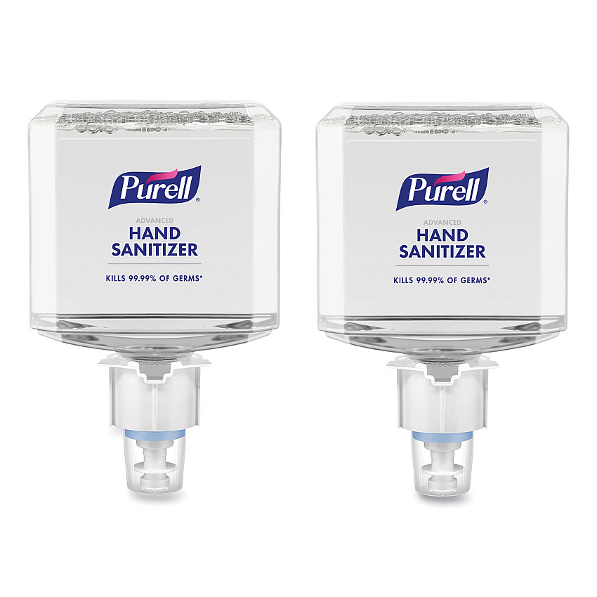 PURELL Healthcare Advanced Foam Hand Sanitizer, 1,200 mL, Refreshing Scent, For ES4 Dispensers, 2/Carton (505302)