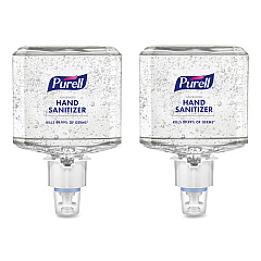 PURELL Healthcare Advanced Gel Hand Sanitizer, 1,200 mL, Clean Scent, For ES4 Dispensers, 2/Carton (506302)