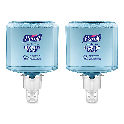 Clean Release Technology Healthy Soap Naturally Clean Foam Refill, For Es4 Dispensers, Citrus Scent, 1,200 Ml, 2/carton