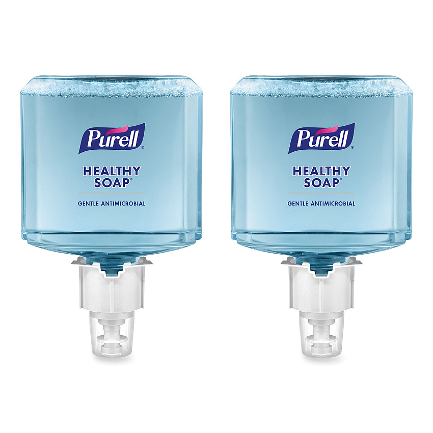 PURELL Professional HEALTHY SOAP 0.5% BAK Antimicrobial Foam, For ES4 Dispensers, Plum, 1,200 mL, 2/Carton (507902)