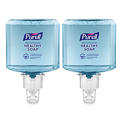 PURELL Healthcare HEALTHY SOAP High Performance Foam, For ES4 Dispensers, Fragrance-Free, 1,200 mL, 2/Carton (508502)