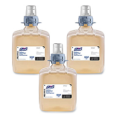 PURELL Healthy Soap 2.0% CHG Antimicrobial Foam for CS4 Dispensers, Fragrance-Free, 1,250 mL, 3/Carton (518103)