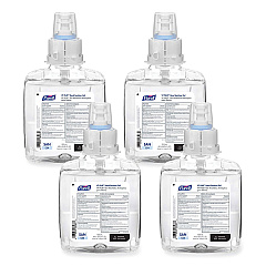 PURELL VF PLUS Gel Hand Sanitizer, 1,200 mL Refill Bottle, Fragrance-Free, For CS4 Dispensers, 4/Carton (519904CT)