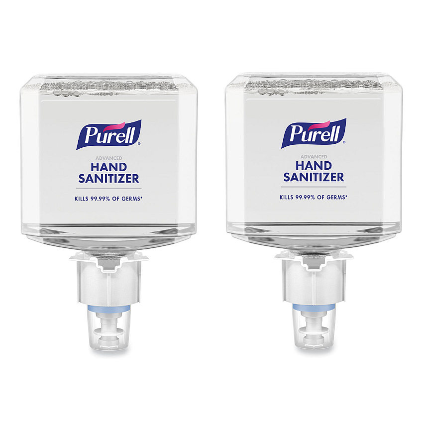 PURELL Healthcare Advanced Foam Hand Sanitizer, 1,200 mL, Clean Scent, For ES6 Dispensers, 2/Carton (645302)