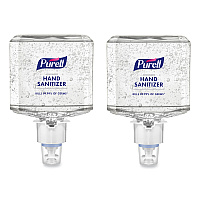 PURELL Healthcare Advanced Gel Hand Sanitizer, 1,200 mL, Clean Scent, For ES6 Dispensers, 2/Carton (646302)