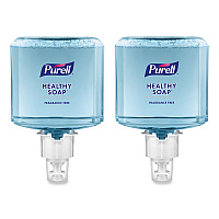 PURELL Healthcare HEALTHY SOAP Gentle and Free Foam, For ES6 Dispensers, Fragrance-Free, 1,200 mL, 2/Carton (647202)