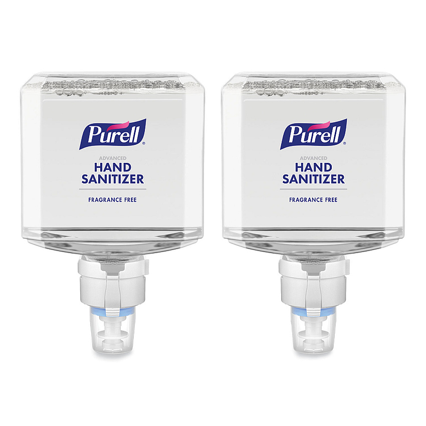 PURELL Healthcare Advanced Gentle/Free Foam Hand Sanitizer, 1,200 mL Refill, Fragrance-Free, For ES8 Dispensers, 2/Carton (775102)