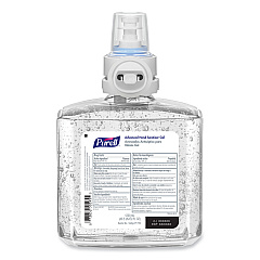 PURELL Healthcare Advanced Gel Hand Sanitizer, 1,200 mL, Clean Scent, For ES8 Dispensers, 2/Carton (776302)