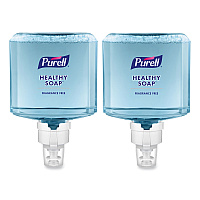 PURELL Healthcare HEALTHY SOAP Gentle and Free Foam ES8 Refill, Fragrance-Free, 1,200 mL, 2/Carton (777202)