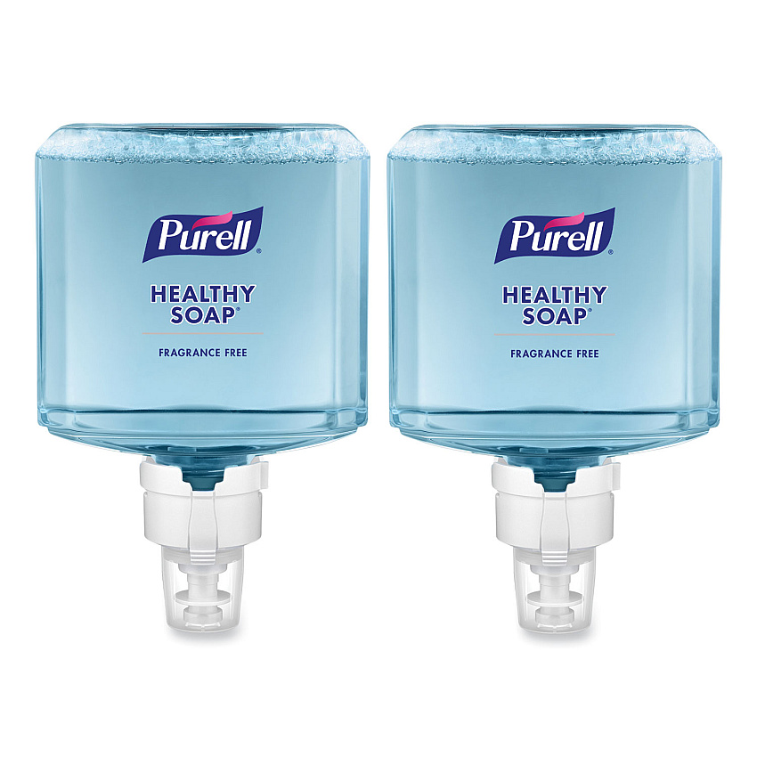PURELL Healthcare HEALTHY SOAP Gentle and Free Foam ES8 Refill, Fragrance-Free, 1,200 mL, 2/Carton (777202)
