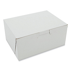 White One-piece Non-window Bakery Boxes, 6 X 4.5 X 2.75, White, Paper, 250/carton
