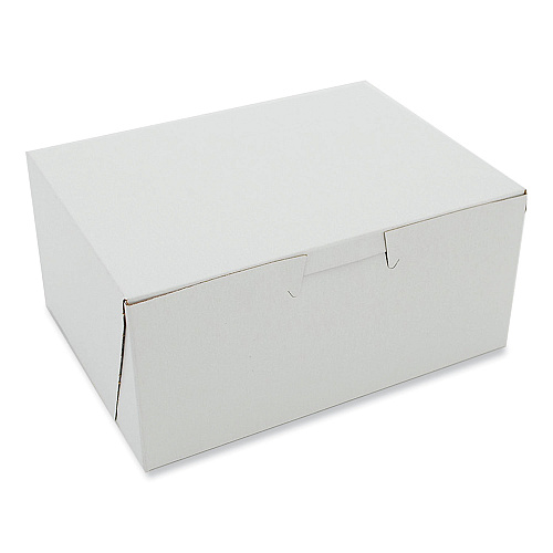 White One-piece Non-window Bakery Boxes, 6 X 4.5 X 2.75, White, Paper, 250/carton