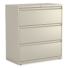 Alera Lateral File, 3 Legal/Letter/A4/A5-Size File Drawers, Putty, 36" x 18" x 39.5" (ALEHLF3641PY)