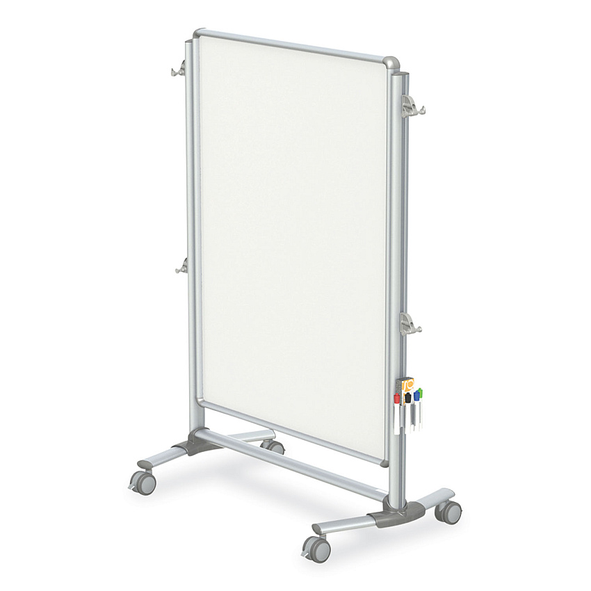 Ghent Nexus Partition Whiteboard, 52.38 x 76.13 x 21.38, White (NEX224MMP)