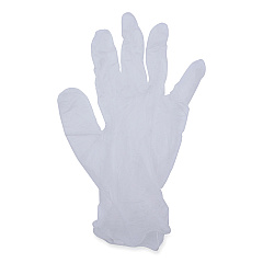 Boardwalk General Purpose Vinyl Gloves, Powder/Latex-Free, 2 3/5 mil, Medium, Clear, 100/Box (BWK365MBX)