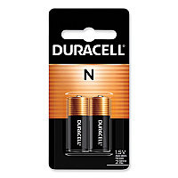Duracell Specialty Alkaline Battery, N, 1.5 V, 2/Pack (MN9100B2PK)