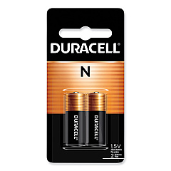 Duracell Specialty Alkaline Battery, N, 1.5 V, 2/Pack (MN9100B2PK)