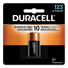 Duracell Specialty High-Power Lithium Battery, 123, 3 V (DL123ABPK)