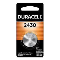 Duracell Lithium Coin Batteries, 2430 (DL2430BPK)