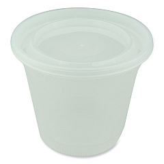 Pactiv Newspring DELItainer Microwavable Container, 32 oz, 5.5 x 5.5 x 4.9, Clear, Plastic, 200/Carton (L8328)