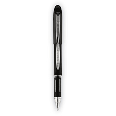 uni-ball Jetstream Stick Ballpoint Pen, Bold 1 mm, Black Ink, Black Barrel (33921)