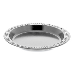 Pactiv Meadoware Impact Plastic Dinnerware, Plate, 6" dia, Black, 1,000/Carton (YMI6E)