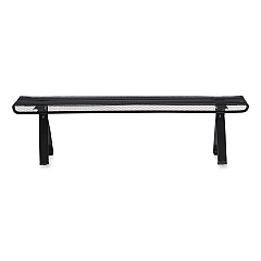Universal Mesh Off-Desk Shelf, 26.13 x 7 x 7, Black (UNV20009)