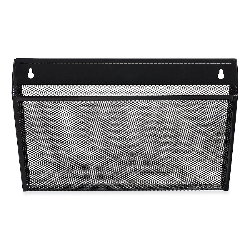 Universal Metal Mesh Wall File, Letter Size, 14.13" x 3.38" x 13", Black (UNV20026)
