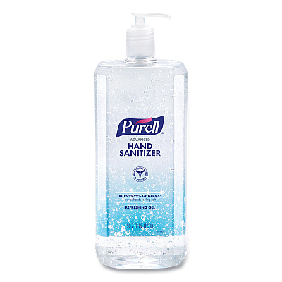 PURELL Advanced Hand Sanitizer Refreshing Gel, 1.5 L Pump Bottle, Clean Scent (501504EA)