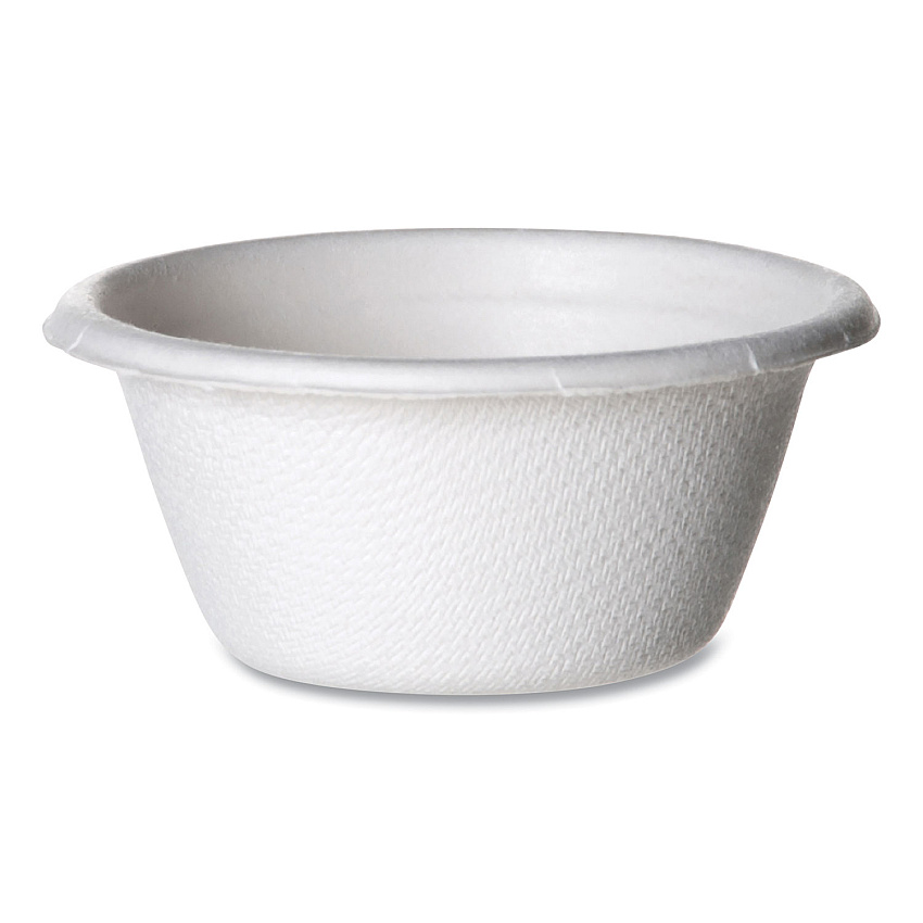 Eco-Products Molded Fiber Portion Cups, 2 oz, White, 2,500/Carton (EPSPC2)