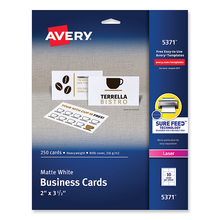 Avery 5371 Business Cards