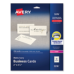 Avery 5376 Standard Printable Microperforated Business Cards