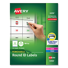 Avery 6450 Removable Multi-Use Labels