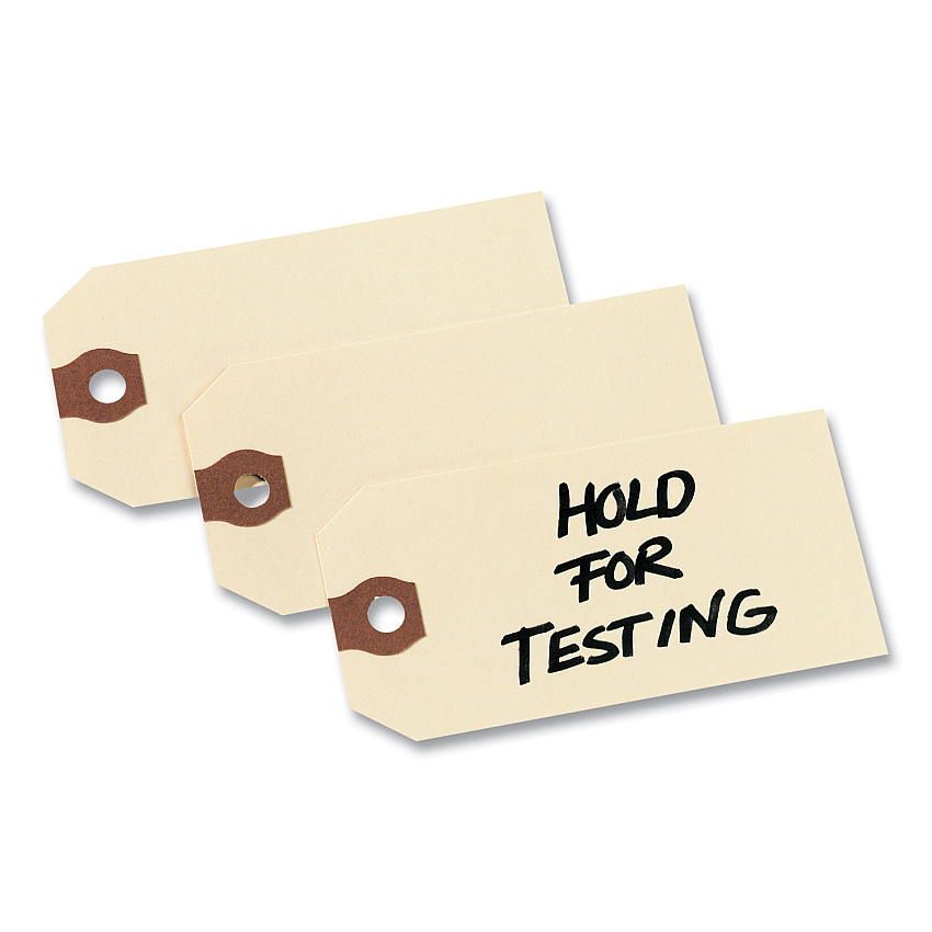 Avery Unstrung Shipping Tags, 11.5 pt. Stock 3.75 x 1.88, Manila, 1,000/Box (12303)