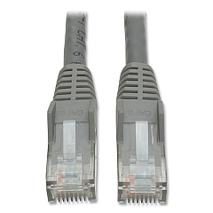 Tripp Lite CAT6 Gigabit Snagless Molded Patch Cable, 7 ft, Gray (N201007GY)