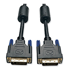 Tripp Lite DVI Dual Link Cable, Digital TMDS Monitor Cable, 6 ft, Black (P560006)