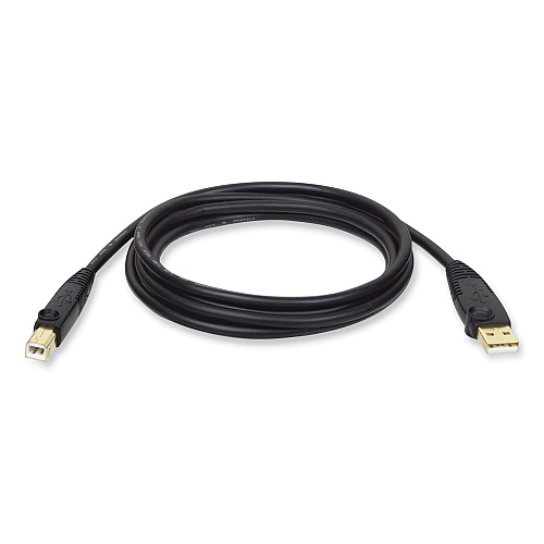 Tripp Lite USB 2.0 A/B Cable, 10 ft, Black (U022010)