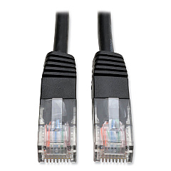 Tripp Lite CAT5e 350 MHz Molded Patch Cable, 7 ft, Black (N002007BK)