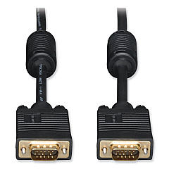 Tripp Lite VGA Coaxial High-Resolution Monitor Cable with RGB Coaxial, 50 ft, Black (P502050)