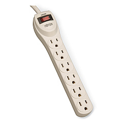 Waber-by-Tripp Lite Industrial Power Strip, 6 Outlets, 4 ft Cord, Gray (PS6)