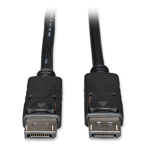 Tripp Lite DisplayPort Cable with Latches (M/M), 4K x 2K 3840 x 2160 @ 60Hz, 3 ft. (P580003)