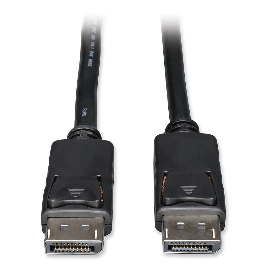 Tripp Lite DisplayPort Cable with Latches (M/M), 4K x 2K 3840 x 2160 @ 60Hz, 3 ft. (P580003)