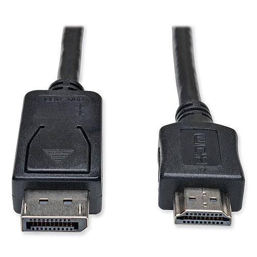 Tripp Lite Display Port to HDMI Adapter Cable, 3 ft, Black (P582003)